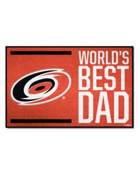 Carolina Hurricanes Starter Mat World's Best Dad by   