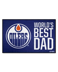 Edmonton Oilers Starter Mat World's Best Dad by   