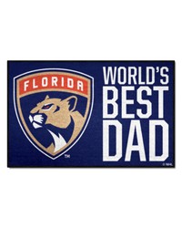 Florida Panthers Starter Mat World's Best Dad by   