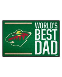 Minnesota Wild Starter Mat World's Best Dad by   