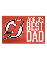 New Jersey Devils Starter Mat World's Best Dad by   