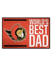 Ottawa Senators Starter Mat World's Best Dad by   