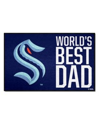 Seattle Kraken Starter Mat World's Best Dad by   