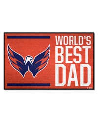 Washington Capitals Starter Mat World's Best Dad by   