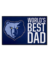 Memphis Grizzlies Starter Mat World's Best Dad by   