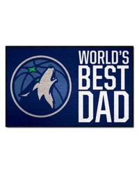 Minnesota Timberwolves Starter Mat World's Best Dad by   