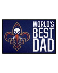 New Orleans Pelicans Starter Mat World's Best Dad by   