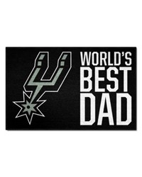 San Antonio Spurs Starter Mat World's Best Dad by   