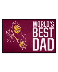 Arizona State Sun Devils Starter Mat World's Best Dad by   