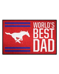 SMU Mustangs Starter Mat World's Best Dad by   