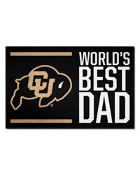 Colorado Buffaloes Starter Mat World's Best Dad by   