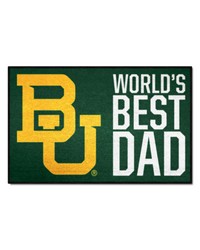 Baylor Bears Starter Mat World's Best Dad by   