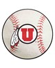 Fan Mats  LLC Utah Utes Baseball Mat White