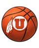 Fan Mats  LLC Utah Utes Basketball Mat Orange