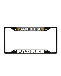 San Diego Padres License Plate Frame Black by   