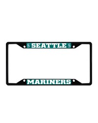 Seattle Mariners License Plate Frame Black by   