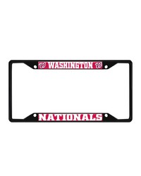 Washington Nationals License Plate Frame Black by   