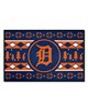 Fan Mats  LLC Detroit Tigers Starter Mat Holiday Sweater Navy