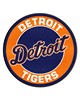 Fan Mats  LLC Detroit Tigers Roundel Mat Navy