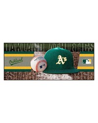 Oakland Athletics Baseball Runner by   