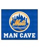 Fan Mats  LLC New York Mets Tailgater Mat Man Cave Blue