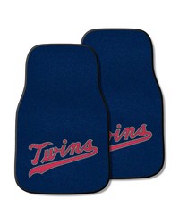 Minnesota Twins 2-pc Carpet Car Mat Set by   