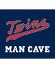 Fan Mats  LLC Minnesota Twins Tailgater Mat Man Cave Navy