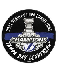 Tampa Bay Lightning Puck Mat by   