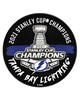 Fan Mats  LLC Tampa Bay Lightning Puck Mat Black