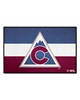 Fan Mats  LLC Colorado Avalanche Starter Mat Uniform Burgandy