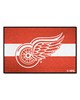 Fan Mats  LLC Detroit Red Wings Starter Mat Uniform Red