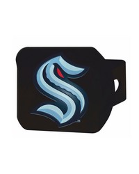 Seattle Kraken Color Hitch Cover Black by   