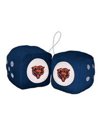 Chicago Bears Fuzzy Dice by   