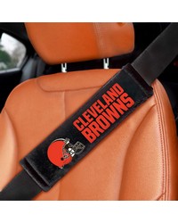 Cleveland Browns Embroidered Seatbelt Pad Pair by   