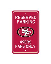 San Francisco 49ers Parking Sign by   