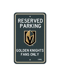 Vegas Golden Knights Parking Sign by   