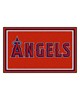 Fan Mats  LLC Los Angeles Angels 4x6 Rug Red