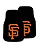 Fan Mats  LLC San Francisco Giants 2-pc Carpet Car Mat Set Black