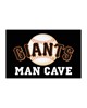 Fan Mats  LLC San Francisco Giants Starter Mat Man Cave Black