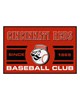 Fan Mats  LLC Cincinnati Reds Starter Mat Uniform Red