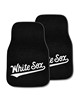 Fan Mats  LLC Chicago White Sox 2-pc Carpet Car Mat Set Black