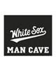 Fan Mats  LLC Chicago White Sox Tailgater Mat Man Cave Black