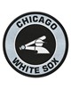 Fan Mats  LLC Chicago White Sox Roundel Mat Black