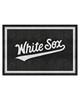 Fan Mats  LLC Chicago White Sox 5x8 Rug Black