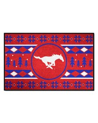 SMU Mustangs Starter Mat Holiday Sweater by   