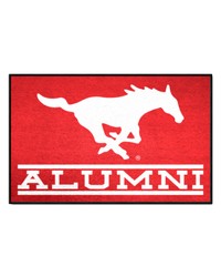 SMU Mustangs Starter Mat Alumni by   