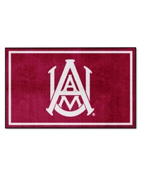 Alabama A&M Bulldogs 4x6 Rug by   