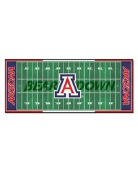 Arizona Wildcats Football Field Runner by   