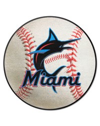 Miami Marlins Baseball Mat by   