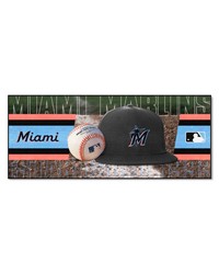 Miami Marlins Baseball Runner by   